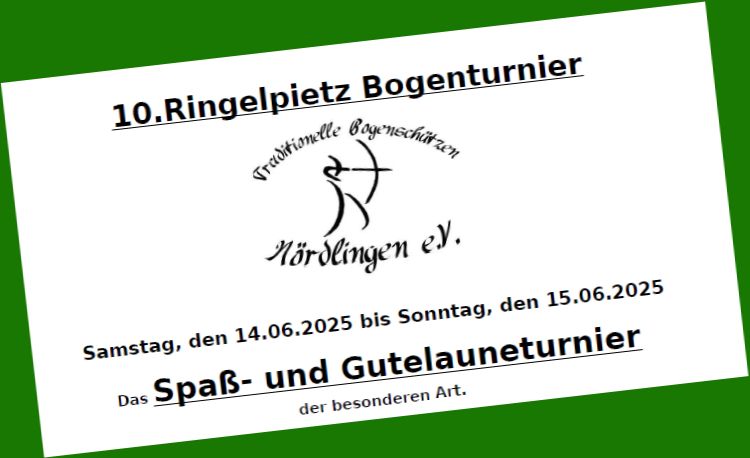 Ausschreibung – Ringelpietz-Turnier 2025