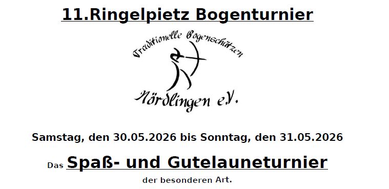 Ankündigung zum 11. Ringelpietz-Turnier in Nördlingen